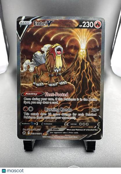2023 Crown Zenith Entei V Holo Rare FA #GG36/GG70