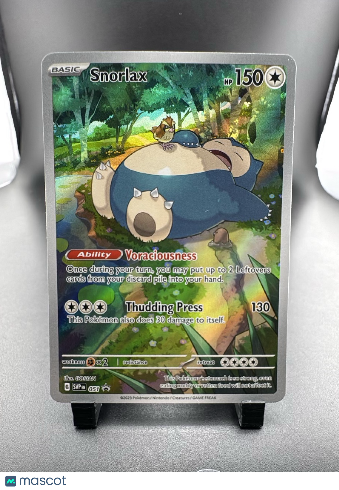 2023 Scarlet & Violet Snorlax Holo Black Star Promo FA #SVP EN 051