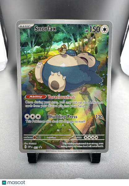 2023 Scarlet & Violet Snorlax Holo Black Star Promo FA #SVP EN 051