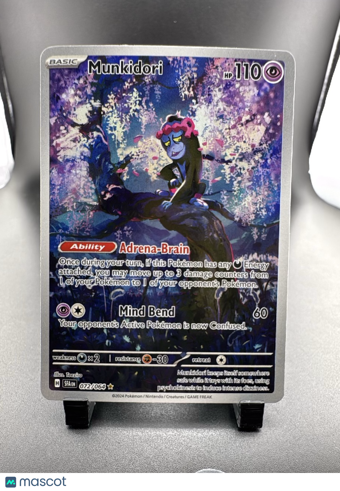 2024 Shrouded Fable Munkidori Holo Secret Rare #72/64
