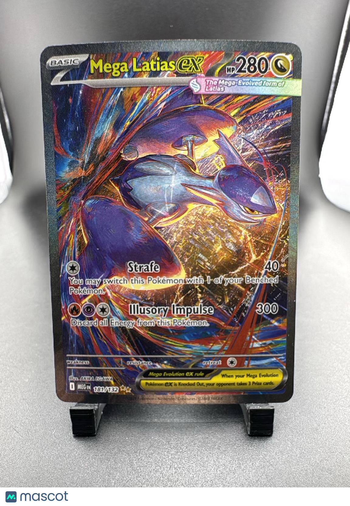 2025 Mega Evolution Mega Latias EX Holo Secret Rare SAR #181/132
