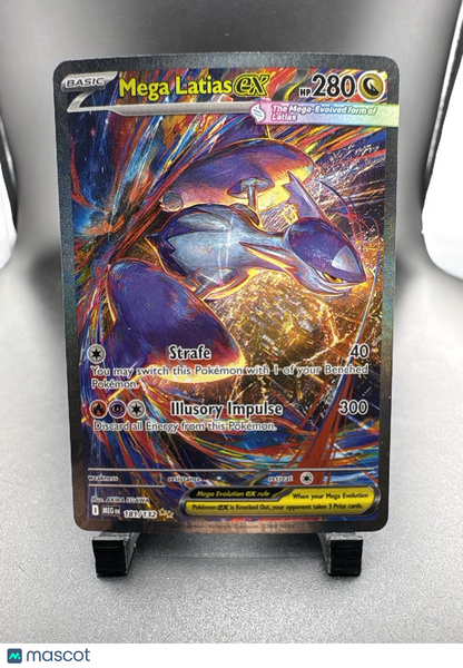2025 Mega Evolution Mega Latias EX Holo Secret Rare SAR #181/132