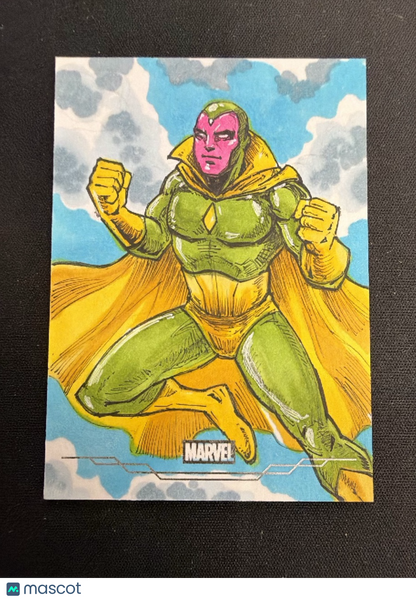 The Vision Topps Marvel Sketch Cards Allen Serrano Sketch One-of-One
