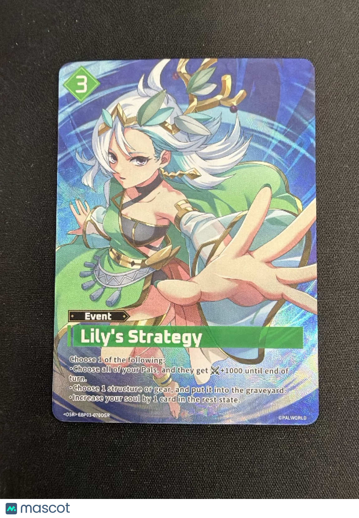 Palworld Official Card Game Lily's Strategy Holofoil