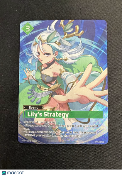 Palworld Official Card Game Lily's Strategy Holofoil