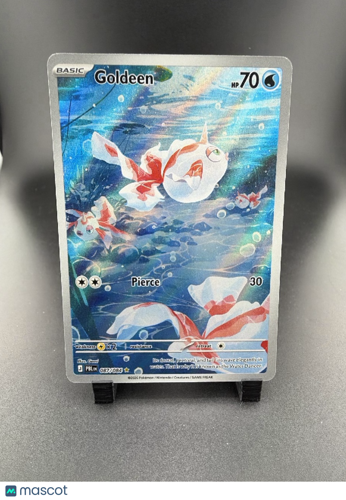 2026 Pitch Black Goldeen Holo Secret Rare #87/84