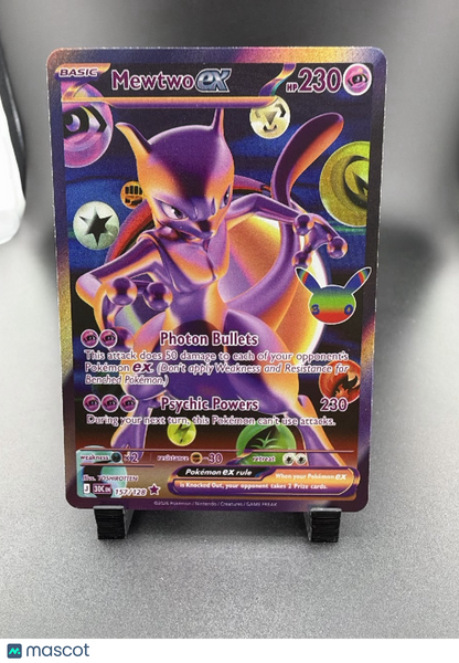 2026 30th Celebration Mewtwo EX Holo Secret Rare FA #157/128
