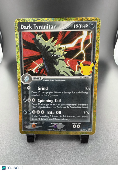 2021 Celebrations Dark Tyranitar Holo Rare #19/109