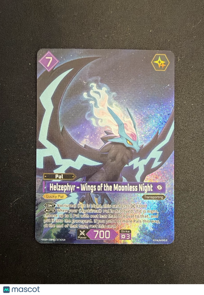 2024 Palworld Official Card Game Helzephyr Foil #EBP01 0730SR