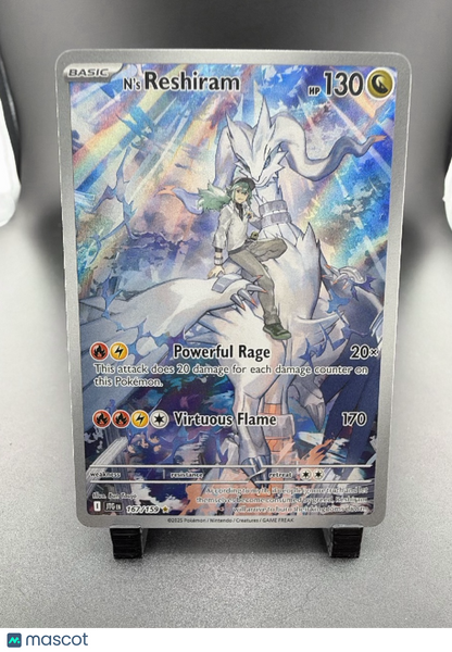 2025 Journey Together N'S Reshiram Holo Secret Rare SAR #167/159