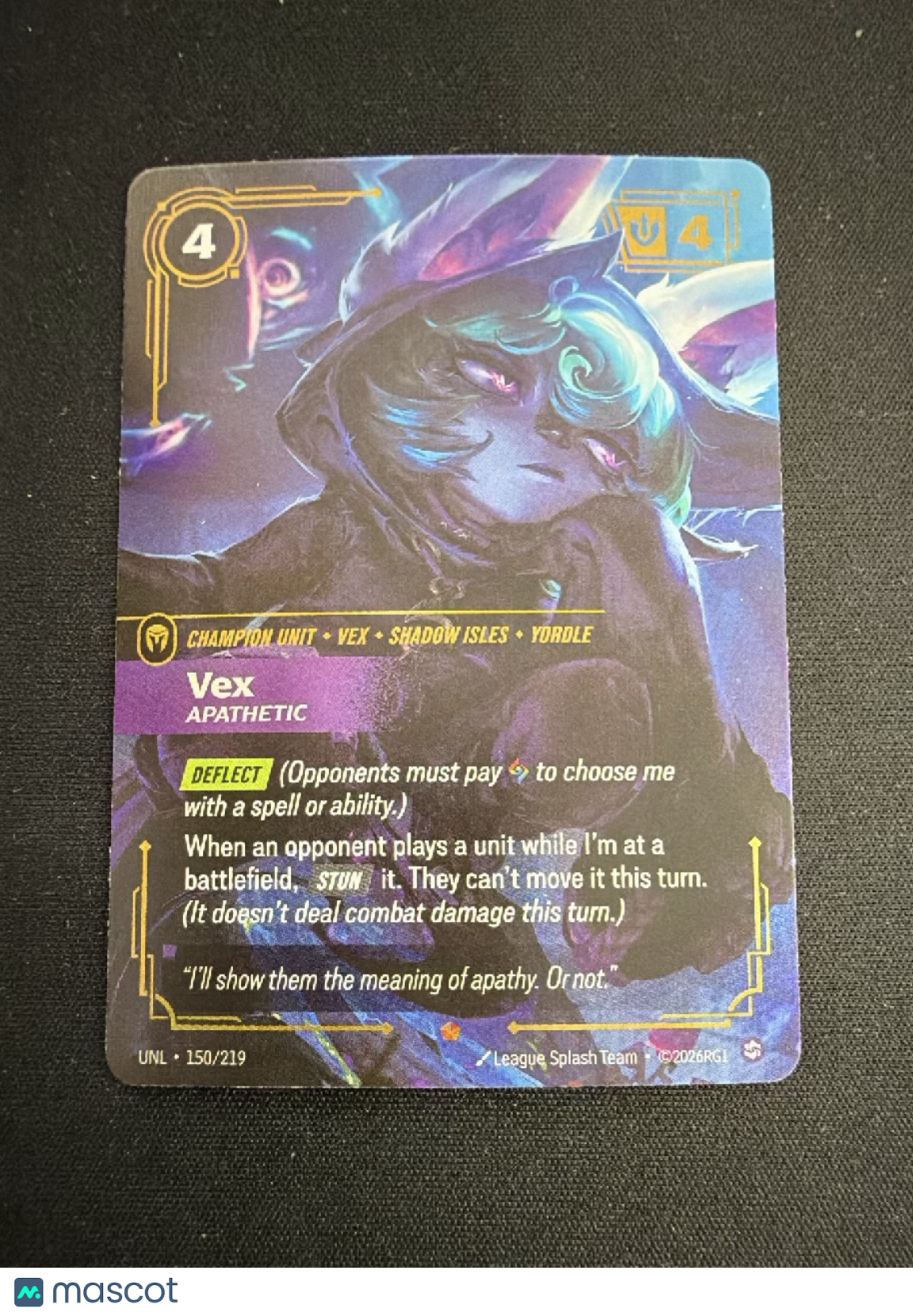 2023 League of Legends Vex Apathetic UNL 150/219