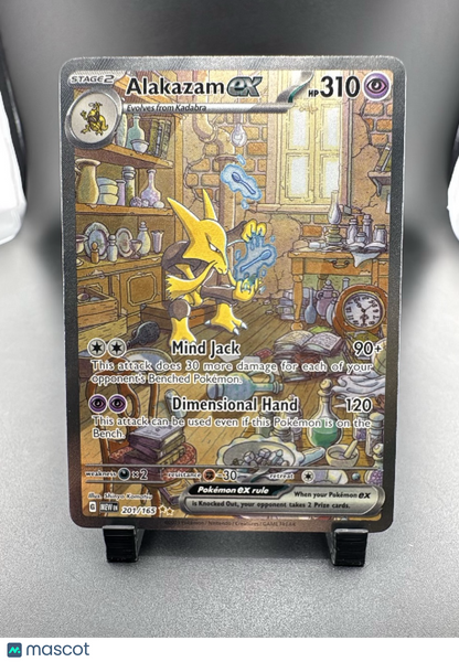 2023 Scarlet & Violet 151 Alakazam EX Holo Secret Rare SAR #201/165