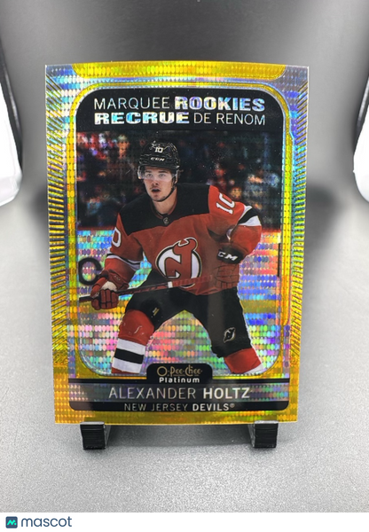 2022 O-Pee-Chee Platinum Alexander Holtz #280 Seismic Gold /50 Marquee Rookie