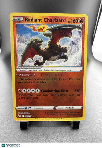 2023 Crown Zenith Radiant Charizard Holo Rare #20/159