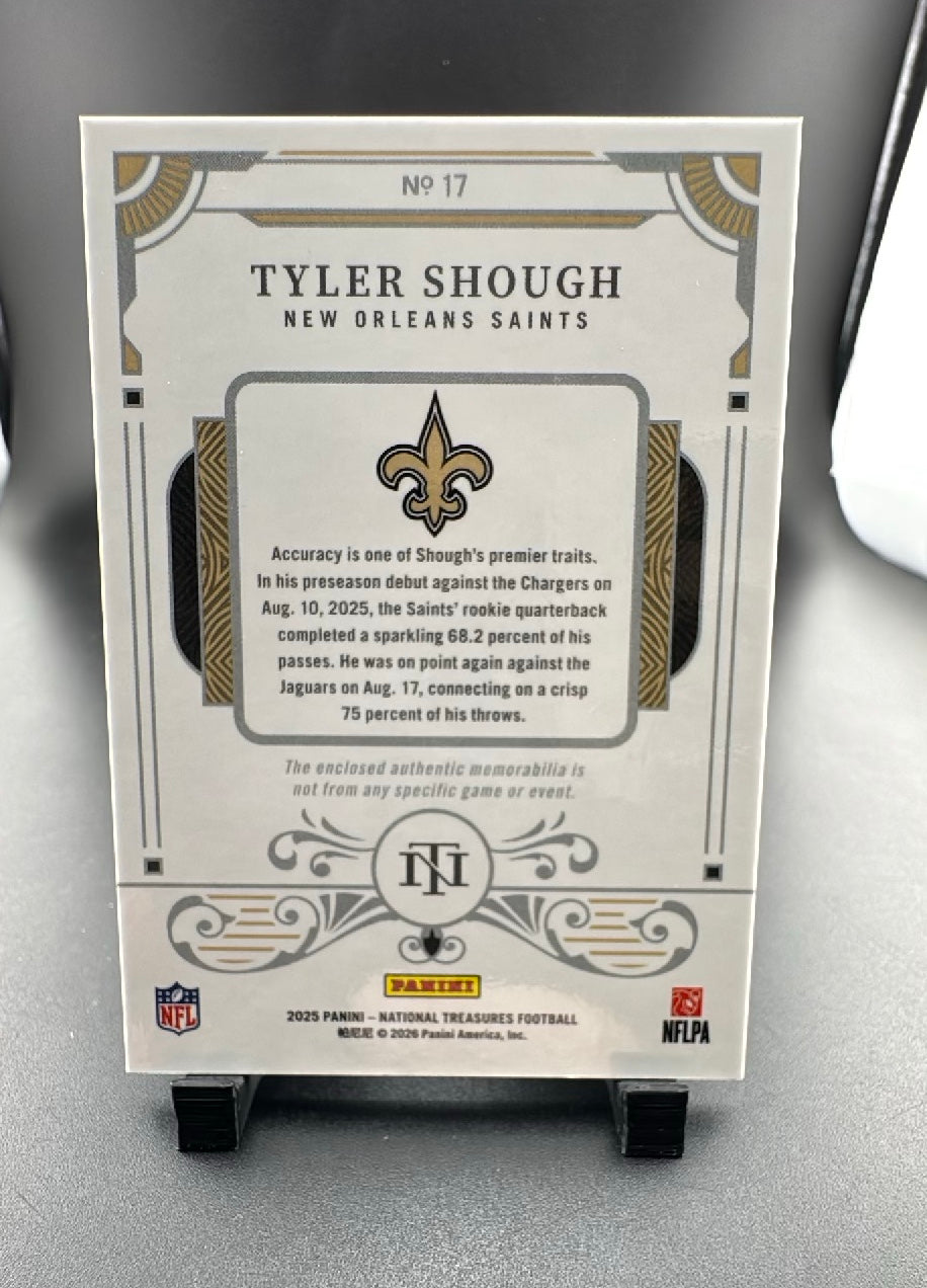 2026 Panini National Treasures Football Tyler Shough #17 /99 RC Memorabilia