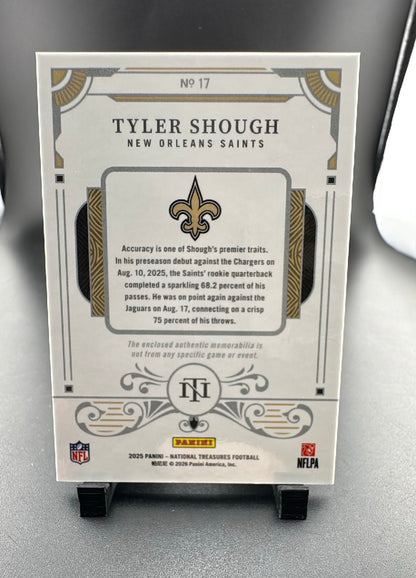 2026 Panini National Treasures Football Tyler Shough #17 /99 RC Memorabilia