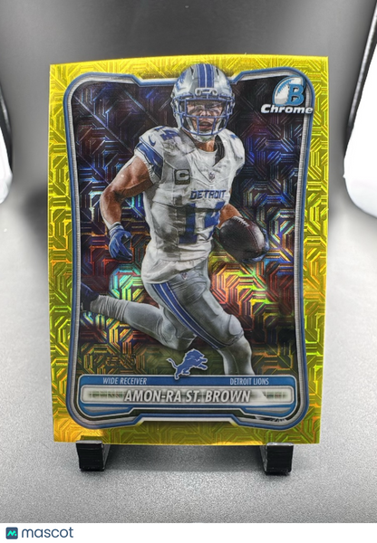 2025 Bowman Chrome Amon-Ra St. Brown #BCV-32 Yellow 121/275