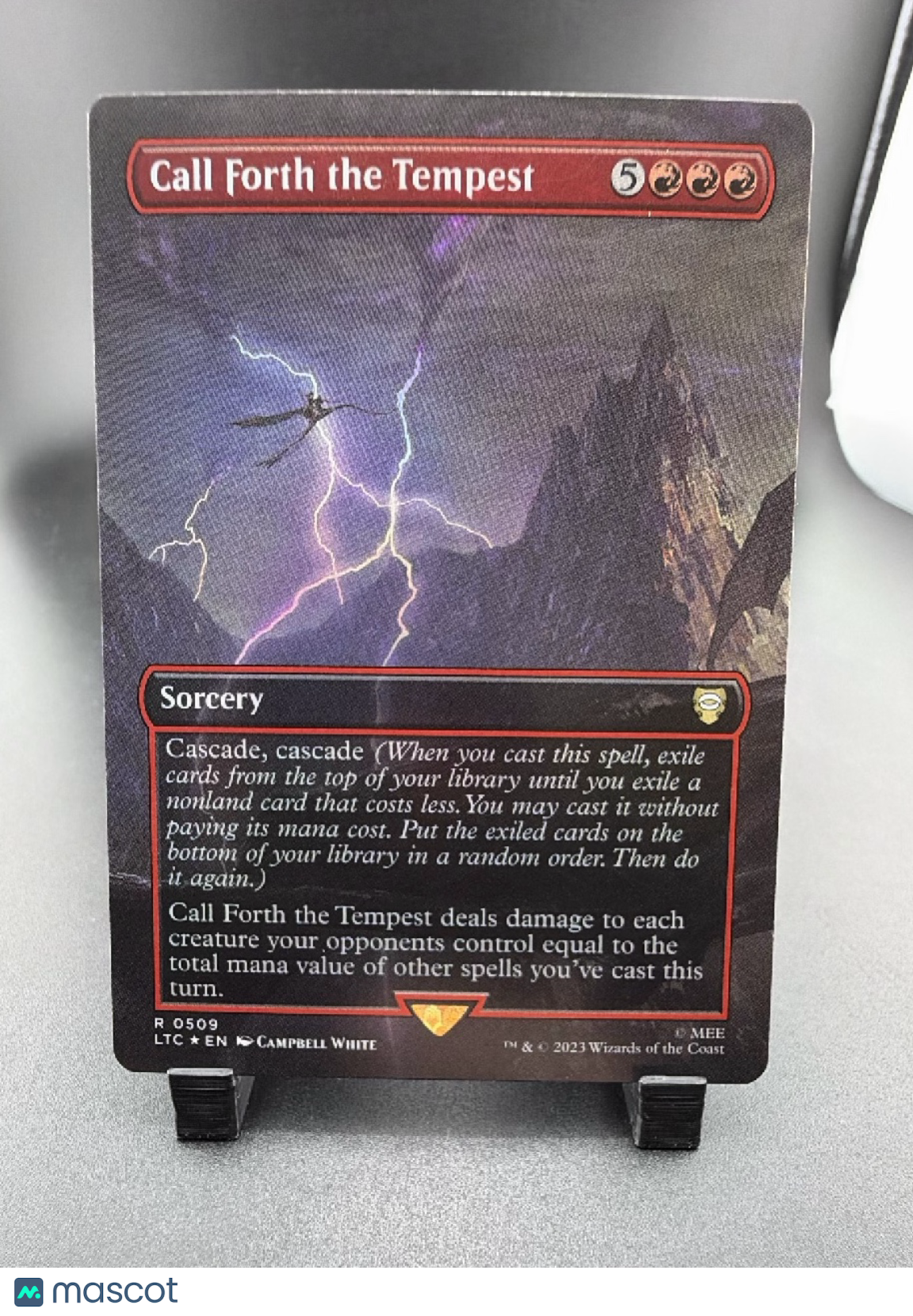 TLOTR: Tales of Middle-earth Commander Call Forth the Tempest Borderless R 0509