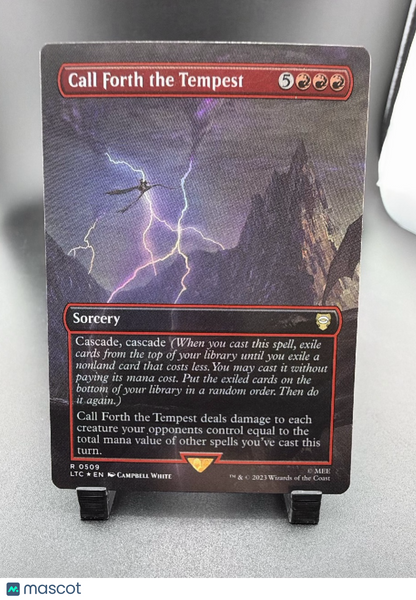 TLOTR: Tales of Middle-earth Commander Call Forth the Tempest Borderless R 0509
