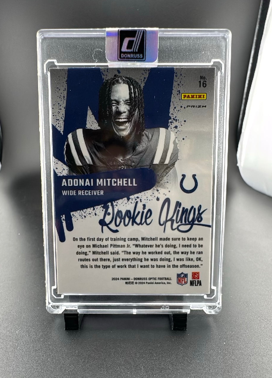 2024 Panini Donruss Optic Rookie Kings Adonai Mitchell #16 RC