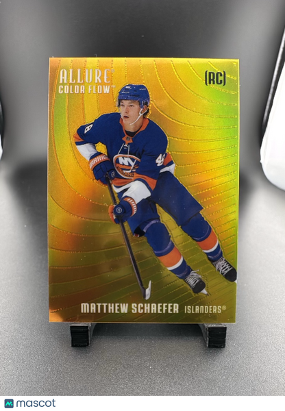 2026 Upper Deck Allure Matthew Schaefer #CF-MS Orange-Yellow