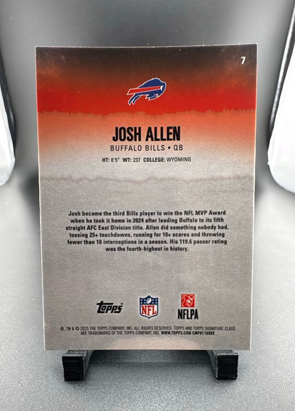 2025 Topps Signature Class Josh Allen #7 /225