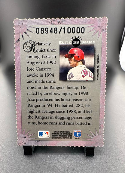 1994 Donruss Elite Series Jose Canseco #59 08948/10000