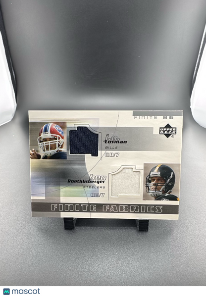 2004 UD Finite HG Finite Fabrics Ben Roethlisberger J.P. Losman #FF2-LR Mem