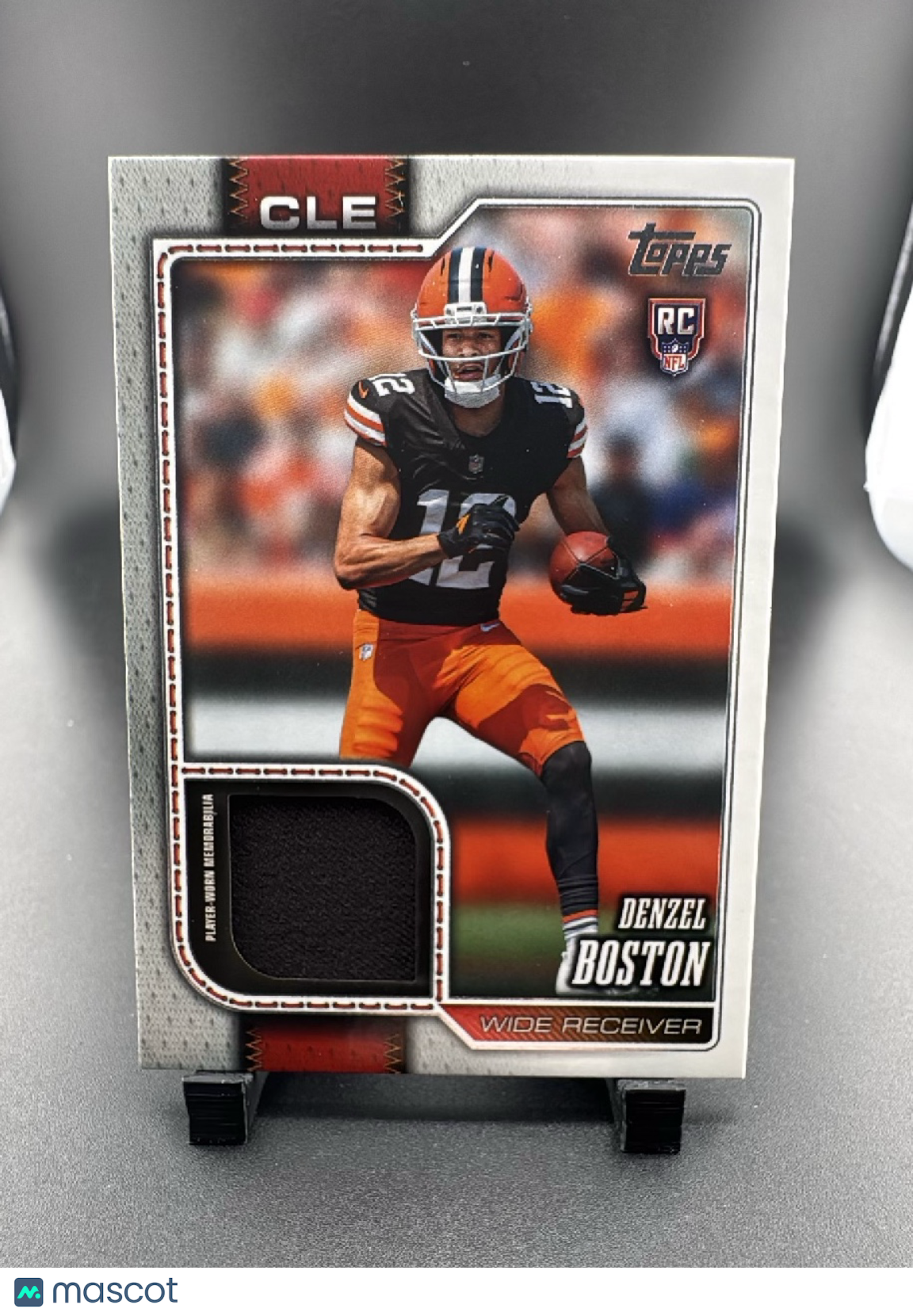 2026 Topps Flagship Football Denzel Boston #ROR-DB Relic RC