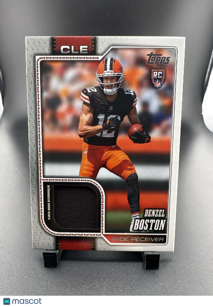 2026 Topps Flagship Football Denzel Boston #ROR-DB Relic RC