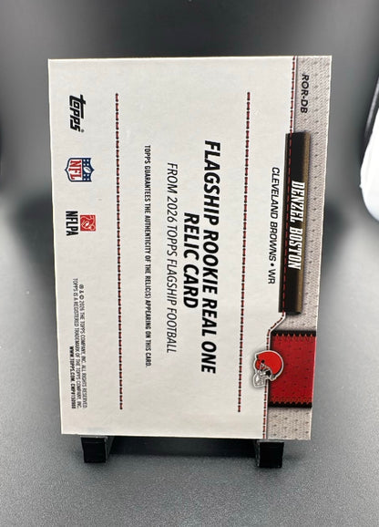 2026 Topps Flagship Football Denzel Boston #ROR-DB Relic RC