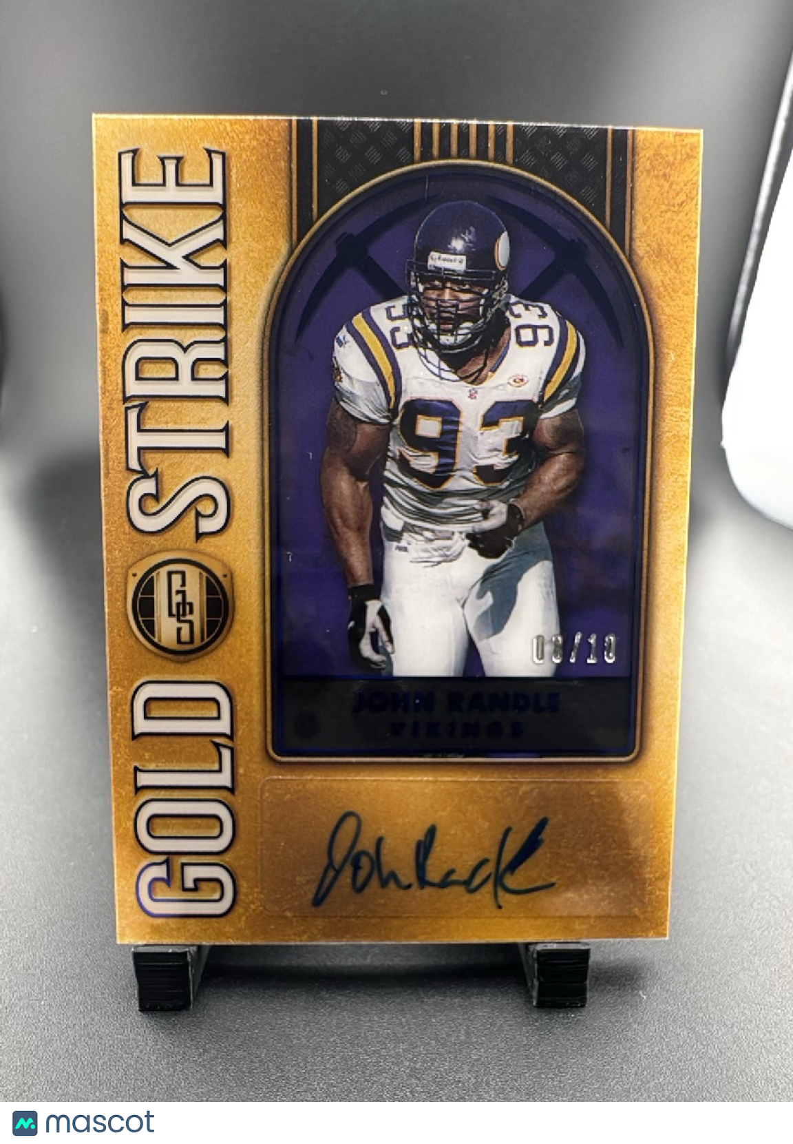 2023 Panini Gold Standard John Randle #GS-JR /10