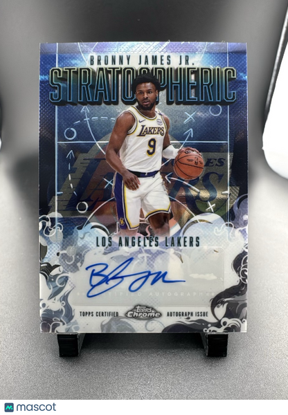2025 Topps Chrome Basketball Bronny James Jr. #SM-BJJ