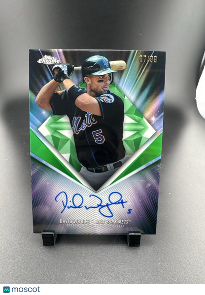 2026 Topps Chrome David Wright #75D-DW Green Refractor /99