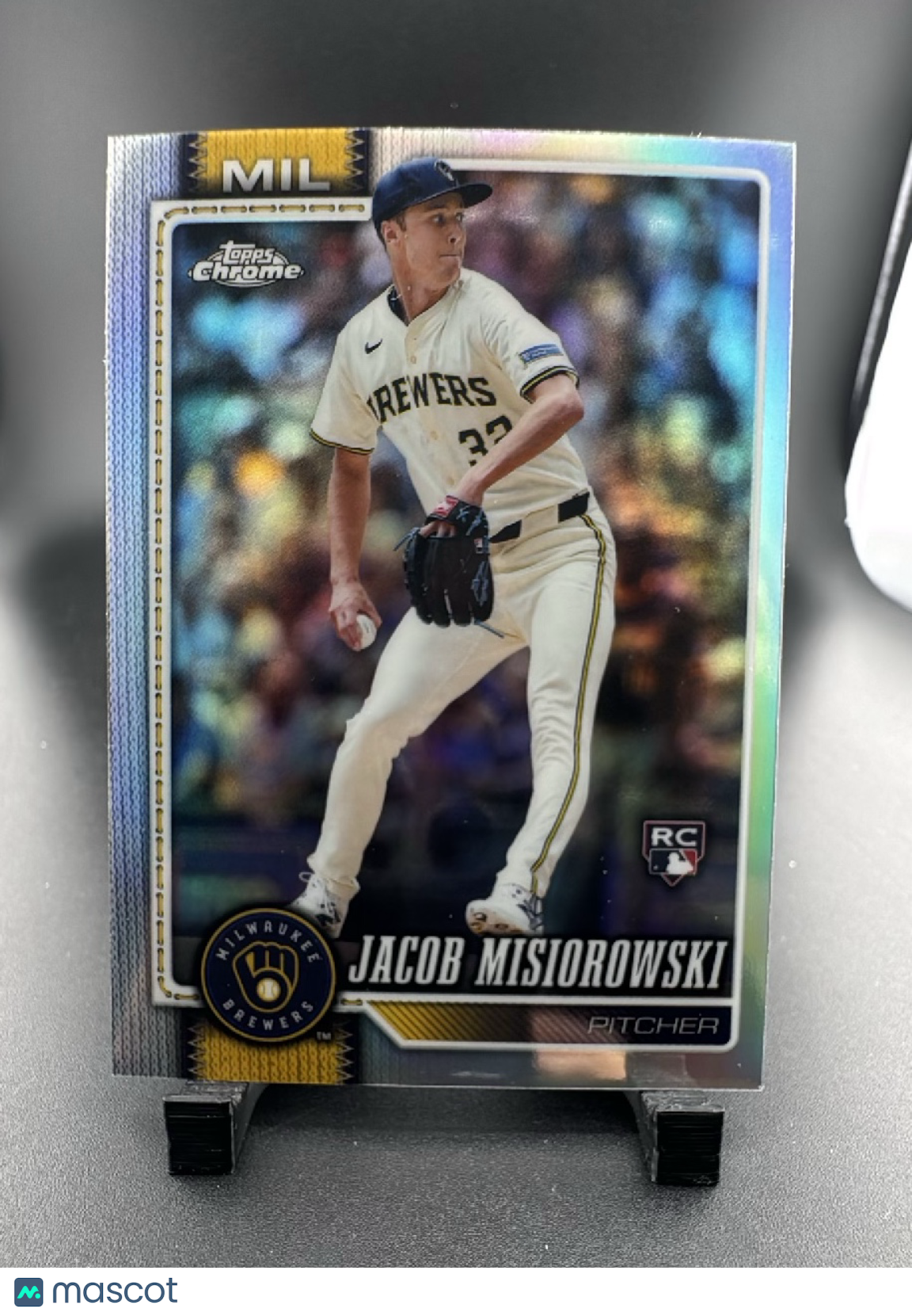 2026 Topps Chrome Jacob Misiorowski #196 Refractor RC