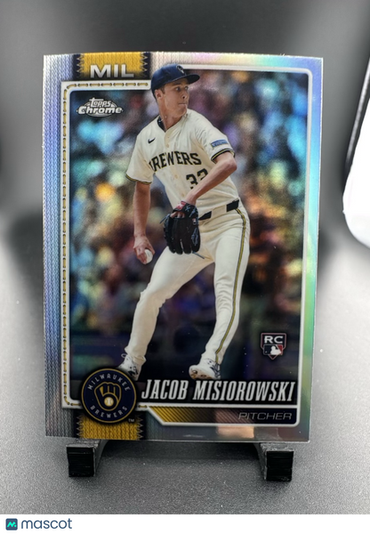 2026 Topps Chrome Jacob Misiorowski #196 Refractor RC