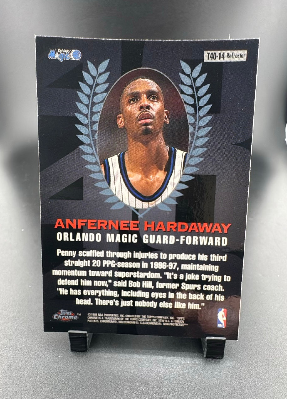 1996 Topps Chrome Topps 40 Anfernee Hardaway #T40-14 Refractor