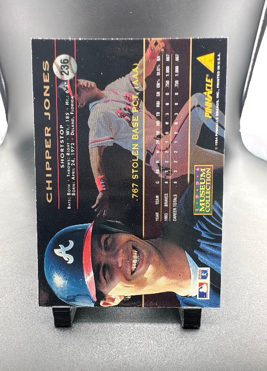 1994 Pinnacle Chipper Jones #236 Museum Collection