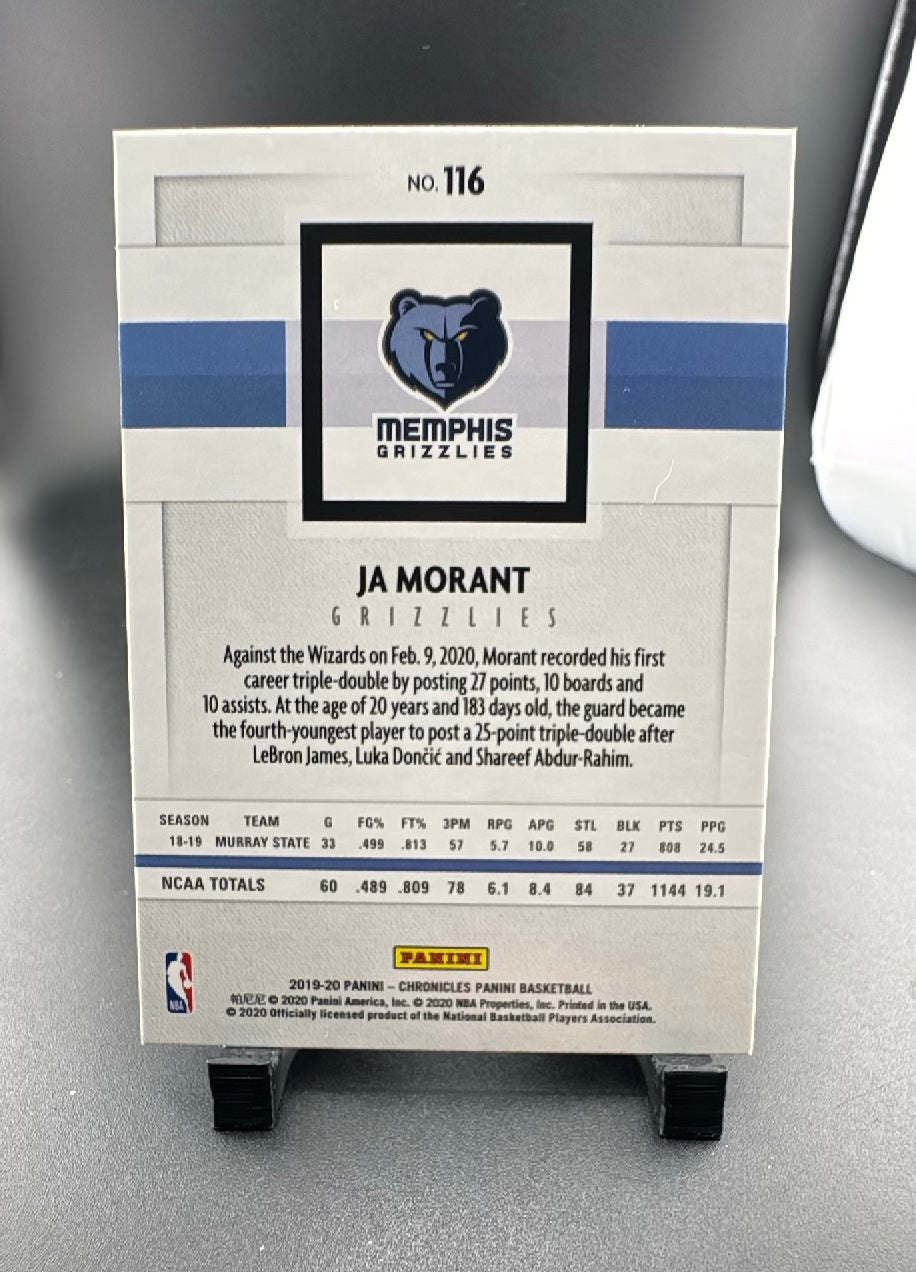 2020 Panini Chronicles Panini Ja Morant #116 RC