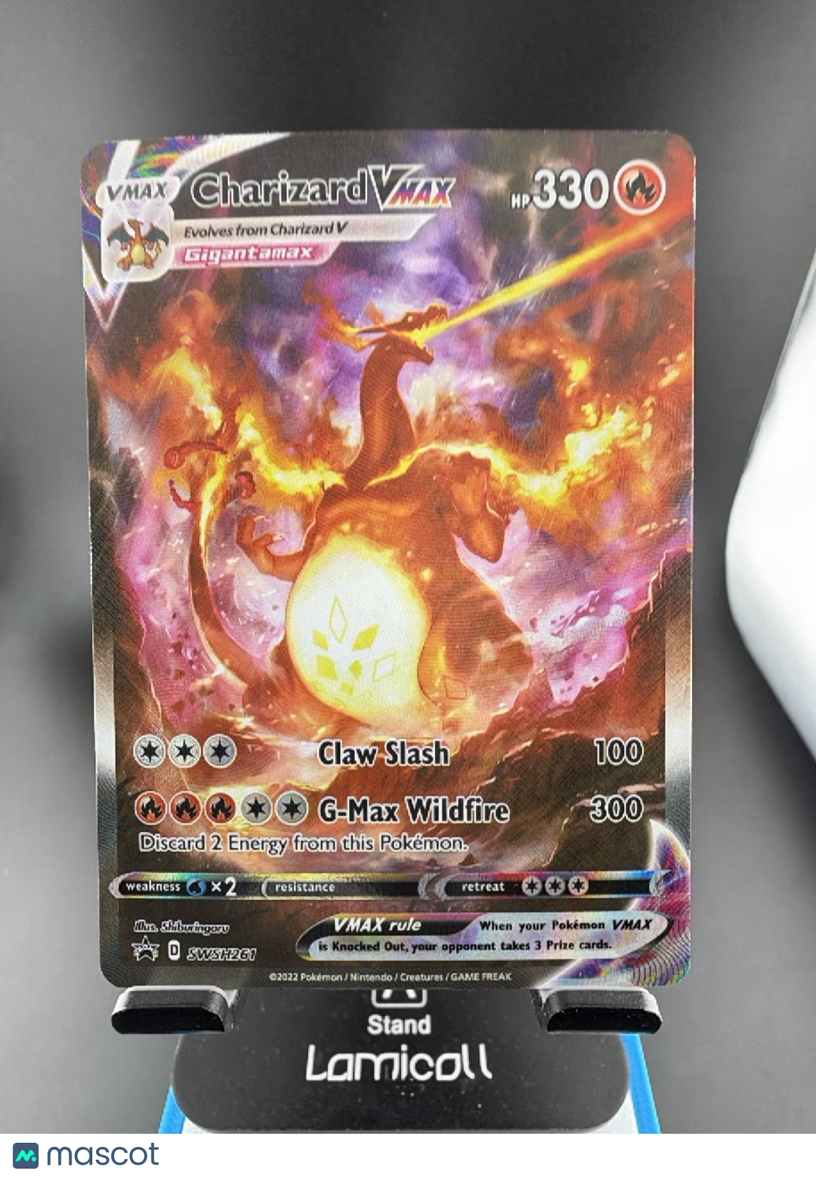 Charizard VMAX Holo Black Star Promo FA #SWSH261