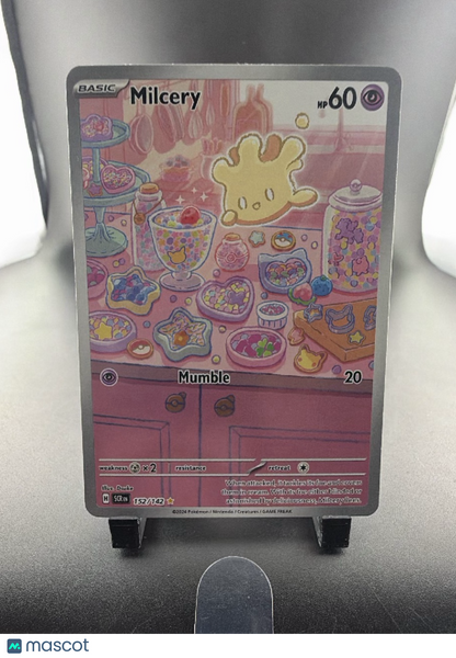 2024 Twilight Masquerade Milcery Holo Secret Rare #152/142