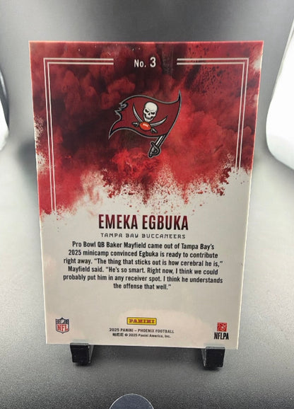 2025 Panini Phoenix Football Emeka Egbuka #3 RC