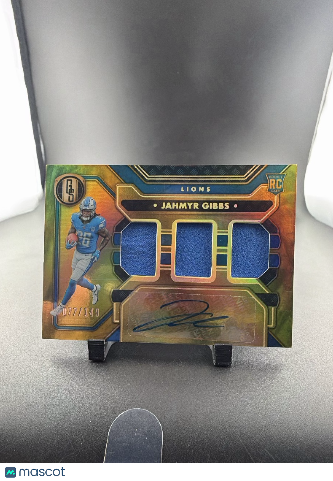 2023 Panini Gold Standard Jahmyr Gibbs #280 /140 RC Memorabilia
