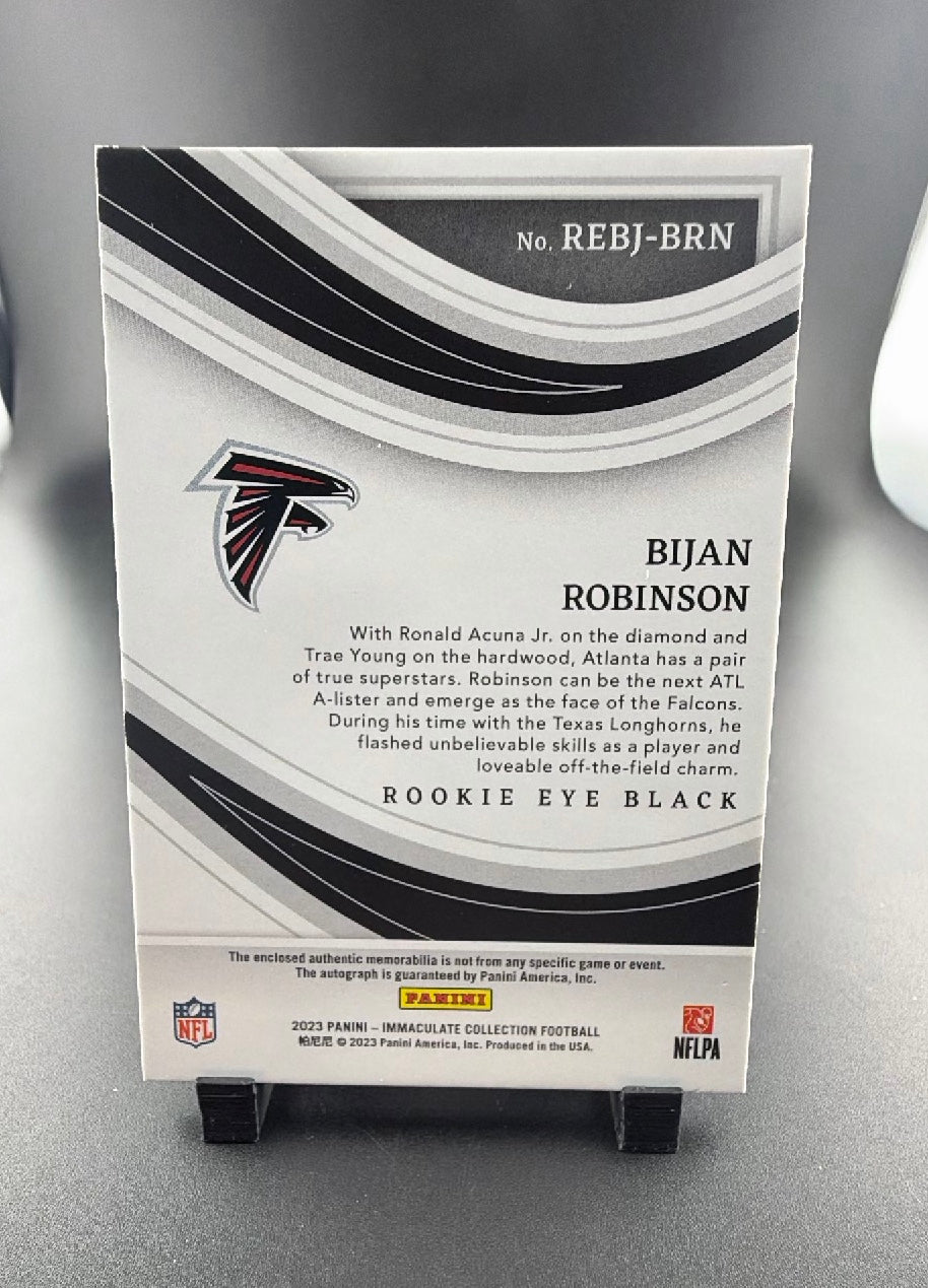 2023 Panini Immaculate Collection Bijan Robinson #REBJ-BRN /99 RC