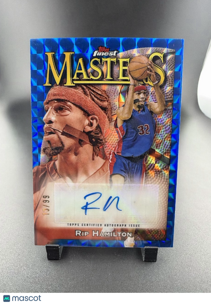 2024 Topps Finest Masters Autographs Richard Hamilton Rip Hamilton #MA-RH /99