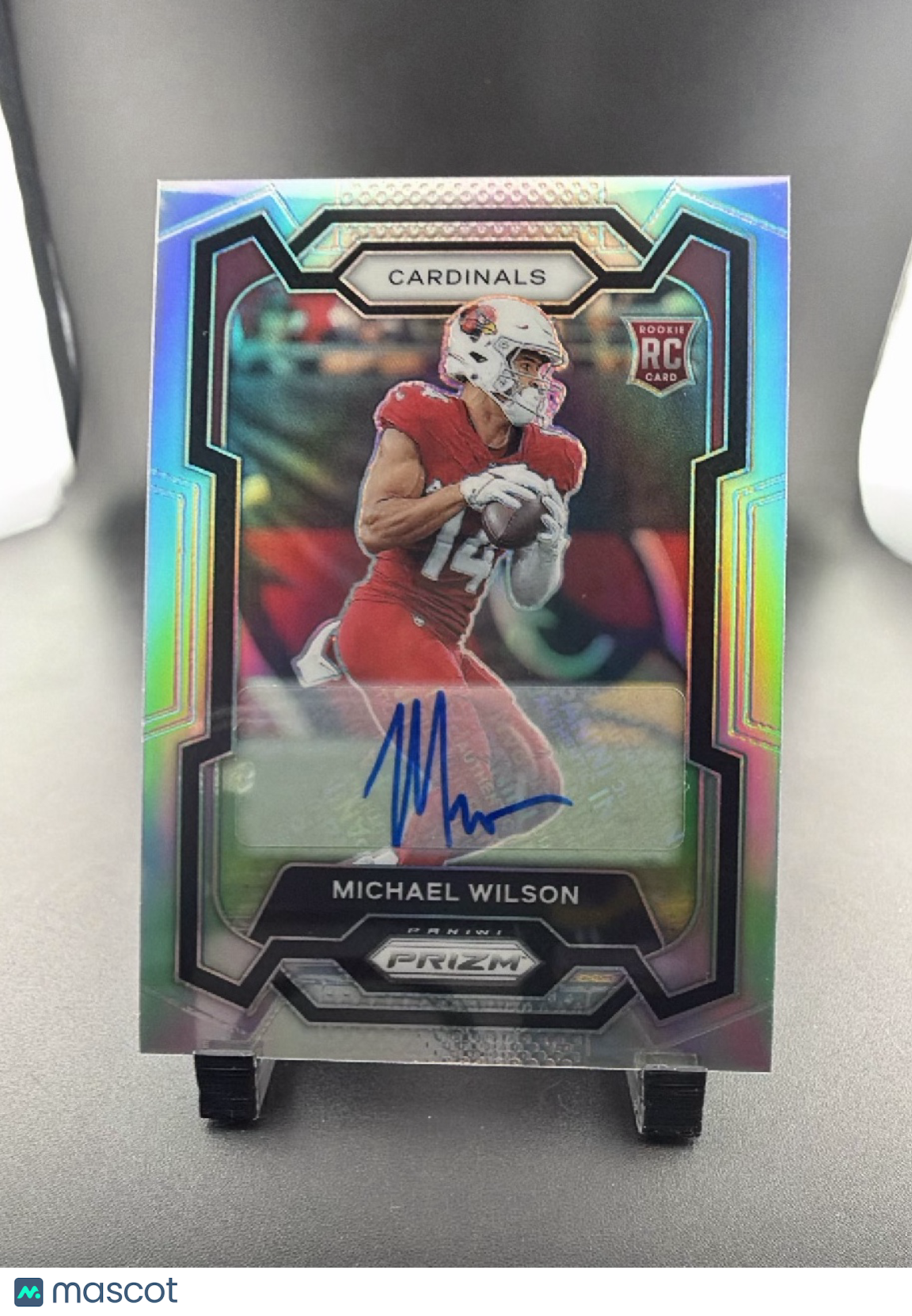 2023 Panini Prizm Football Michael Wilson #303 Silver RC