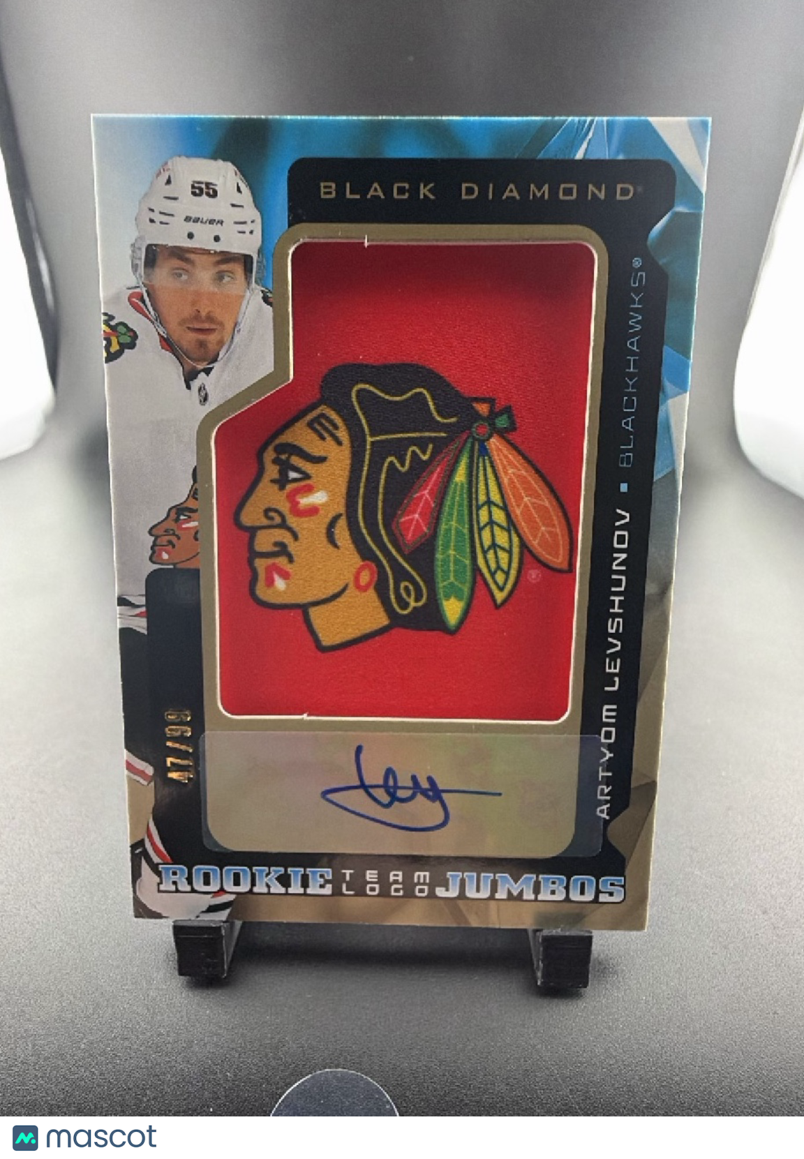 2025 Upper Deck Black Diamond Artyom Levshunov #RTL-AL /99 Patch