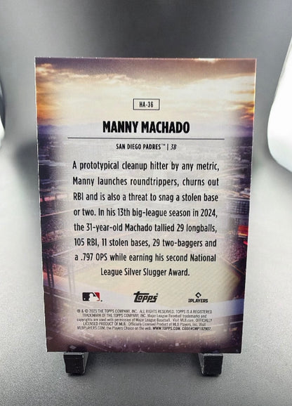 2025 Topps Home Field Advantage Manny Machado #HA-36