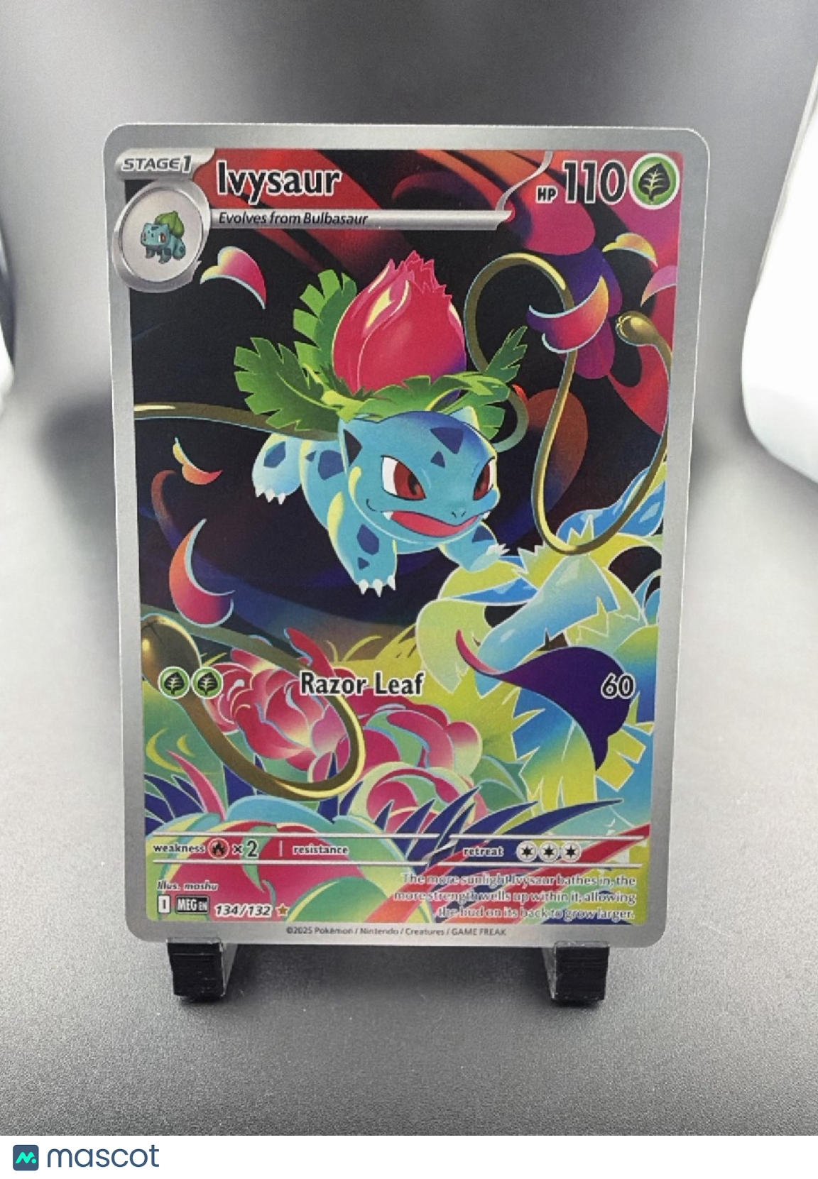2025 Mega Evolution Ivysaur Holo Secret Rare FA #134/132
