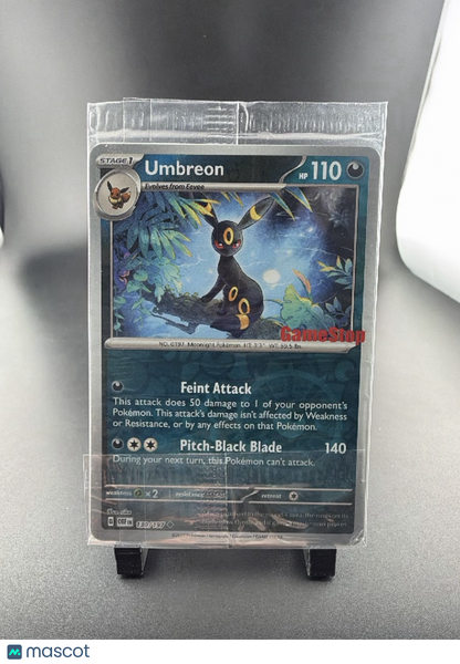 2023 Obsidian Flames Umbreon Holo Uncommon #130/197 (Sealed)